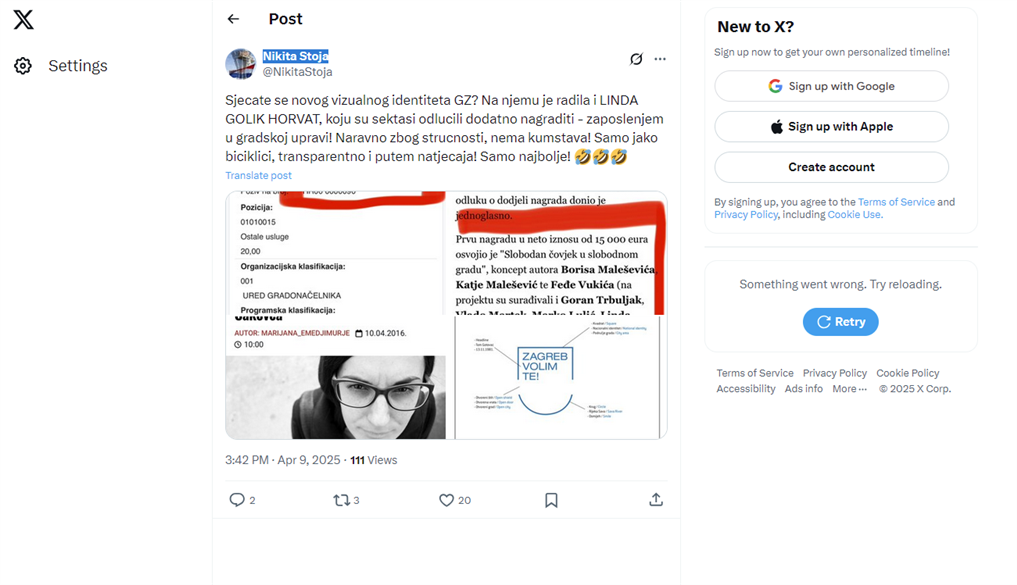 Je li sve transparentno? Kako je Linda Golik Horvat od sudionice natječaja došla do gradske uprave