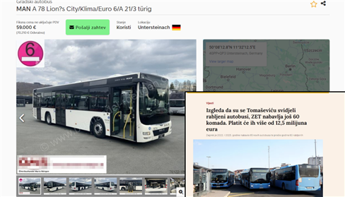 Rabljena vozila po sumnjivim cijenama, tramvaji bez klime i autobusi skuplji nego na oglasnicima