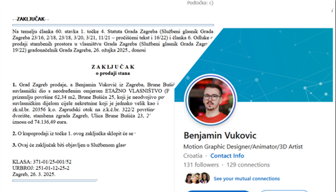 Donator i član Možemo! Benjamin Vuković kupio stan od Grada Zagreba po smiješnoj cijeni – bez natječaja i uz političke veze